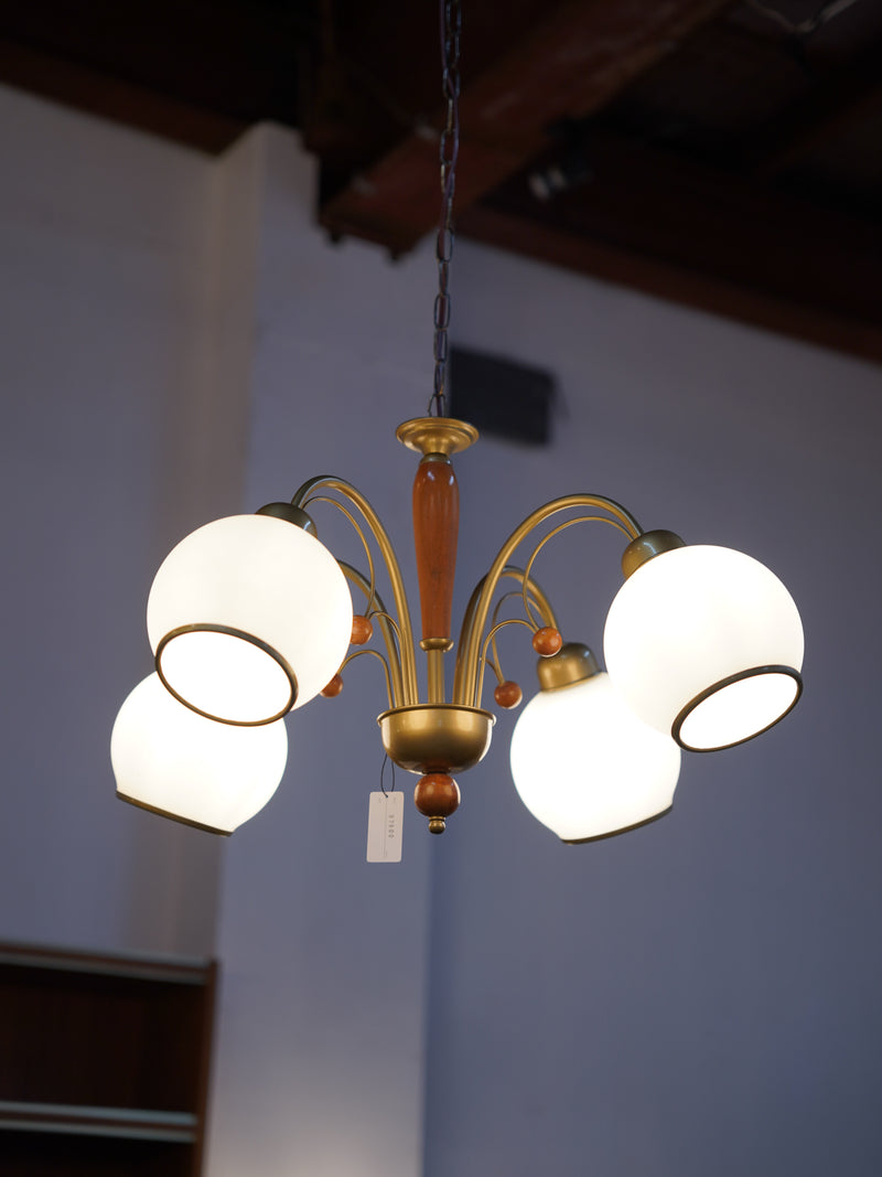 4灯シャンデリア <br> 大和店 - ヴィンテージ SHARK ATTACK