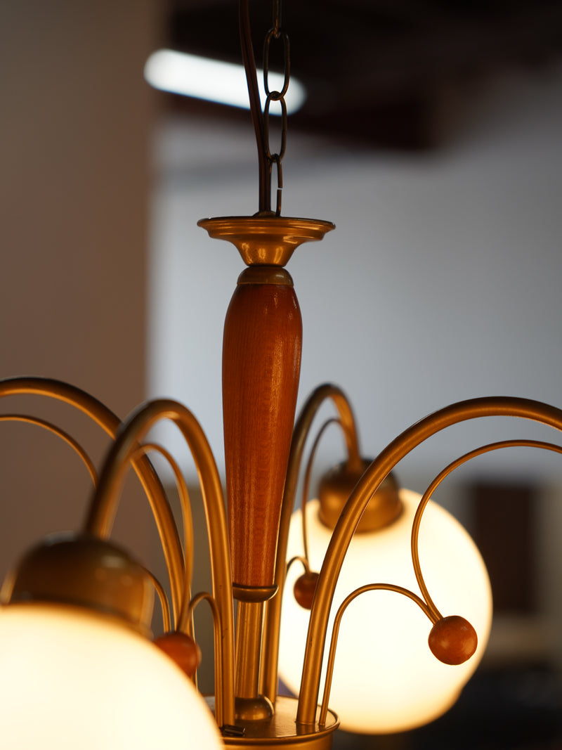 4灯シャンデリア <br> 大和店 - ヴィンテージ SHARK ATTACK