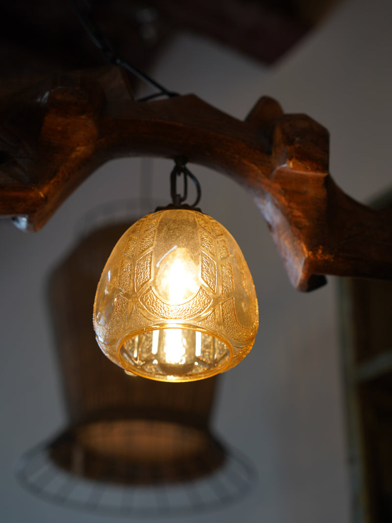 2灯シャンデリア <br> 大和店 - ヴィンテージ SHARK ATTACK