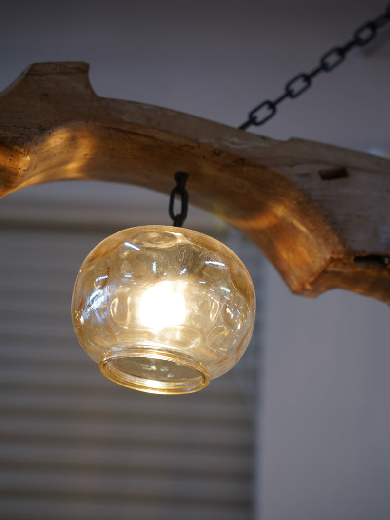 2灯シャンデリア <br> 大和店 - ヴィンテージ SHARK ATTACK