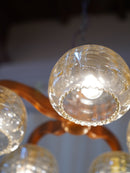 5灯 デザインガラス シャンデリア <br>大和店 - ヴィンテージ SHARK ATTACK