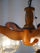 5灯 デザインガラス シャンデリア <br>大和店 - ヴィンテージ SHARK ATTACK