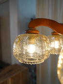 5灯 デザインガラス シャンデリア <br>大和店 - ヴィンテージ SHARK ATTACK