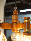 5灯 デザインガラスシャンデリア <br> 大和店 - ヴィンテージ SHARK ATTACK