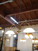 2灯 ガラスシャンデリア <br>大和店 - ヴィンテージ SHARK ATTACK