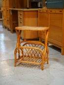 ラタン サイドテーブル/マガジンラック <br>大和店 - ヴィンテージ SHARK ATTACK