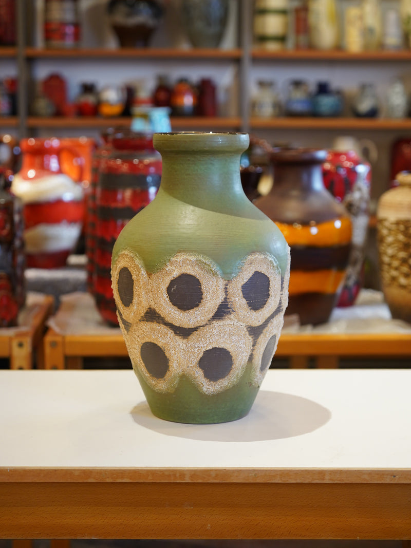 Carstens Tönnieshof <br>Fat Lava セラミック フラワーベース <br>1960's-1970's , West Germany <br>大和店 - ヴィンテージ SHARK ATTACK