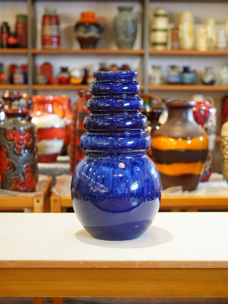 Scheurich <br>Fat Lava セラミック フラワーベース <br>1960's , West Germany <br>大和店 - ヴィンテージ SHARK ATTACK