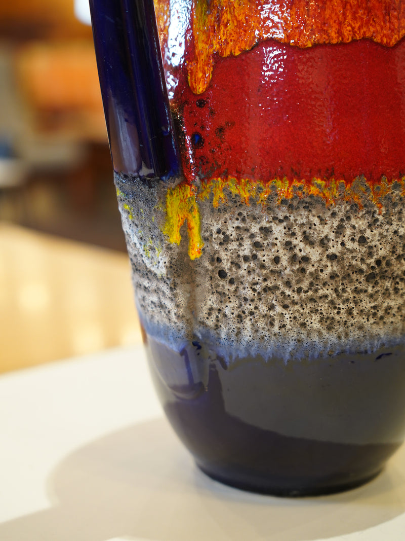 Scheurich <br>Fat Lava セラミック フラワーベース <br>1960's-1970's , West Germany <br>大和店 - ヴィンテージ SHARK ATTACK