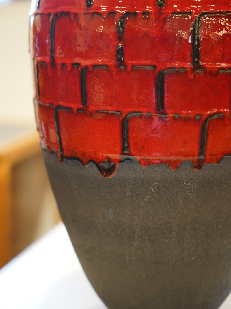 Carstens Tönnieshof <br>Fat Lava セラミック フラワーベース <br>1960's-1970's , West Germany <br>大和店 - ヴィンテージ SHARK ATTACK