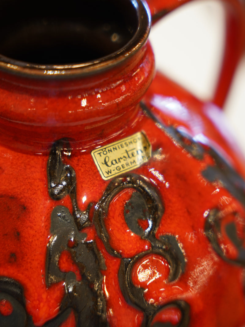 Carstens Tönnieshof <br>Fat Lava セラミック フラワーベース <br>1960's-1970's , West Germany <br>大和店 - ヴィンテージ SHARK ATTACK