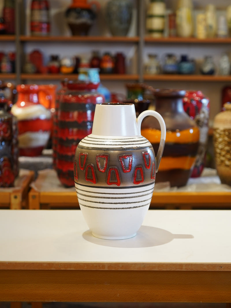 Scheurich <br>Fat Lava セラミック フラワーベース <br>1960's-1970's , West Germany <br>大和店 - ヴィンテージ SHARK ATTACK