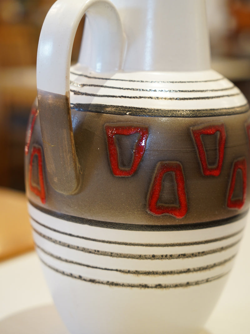 Scheurich <br>Fat Lava セラミック フラワーベース <br>1960's-1970's , West Germany <br>大和店 - ヴィンテージ SHARK ATTACK