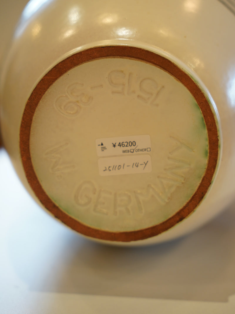 Scheurich <br>Fat Lava セラミック フラワーベース <br>1960's-1970's , West Germany <br>大和店 - ヴィンテージ SHARK ATTACK