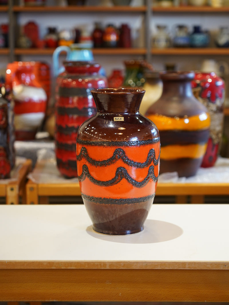 Bay Keramik <br> Fat Lava セラミック フラワーベース <br>1970's , West Germany <br>大和店 - ヴィンテージ SHARK ATTACK