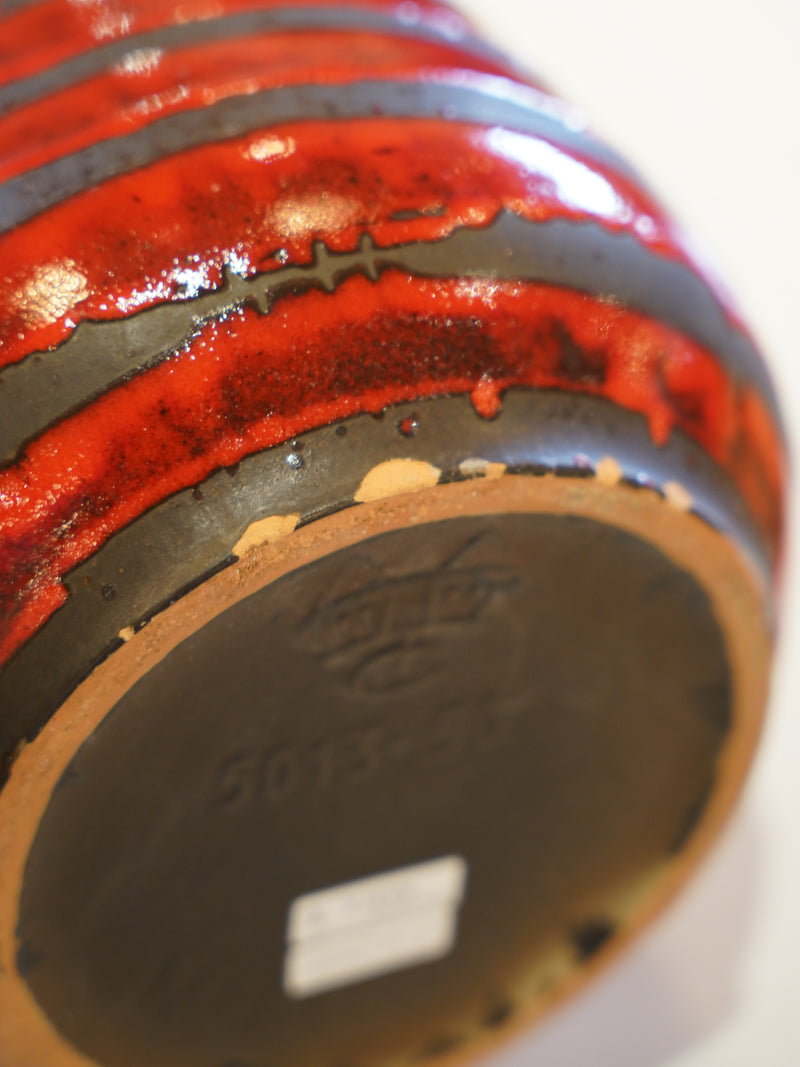 Carstens Tönnieshof <br>Fat Lava セラミック フラワーベース <br>1960's-1970's , West Germany <br>大和店 - ヴィンテージ SHARK ATTACK