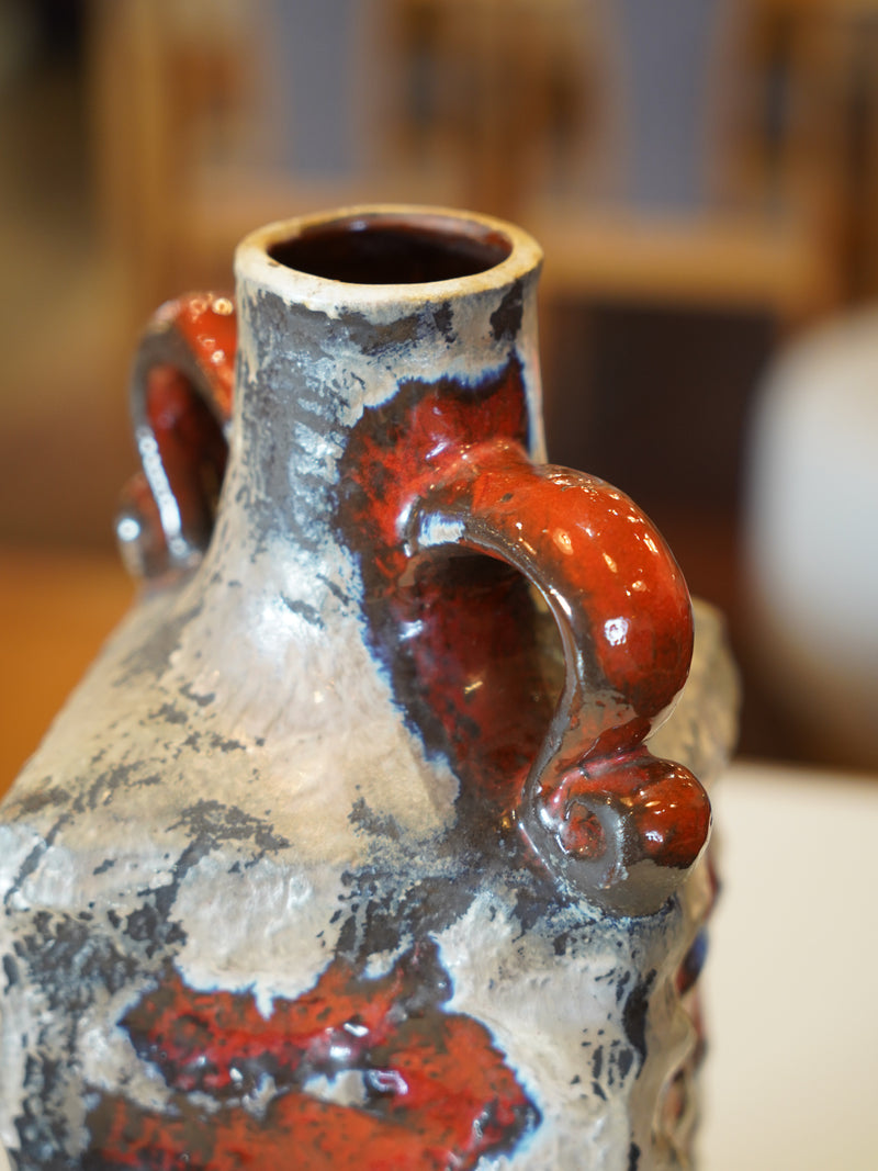 Carstens Tönnieshof <br>Fat Lava セラミック フラワーベース <br>1960's-1970's , West Germany <br>大和店 - ヴィンテージ SHARK ATTACK