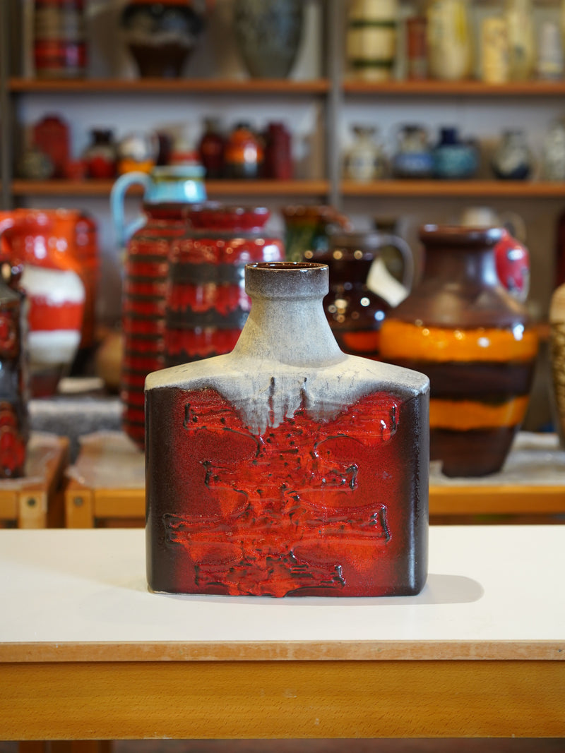 Fat Lava セラミック フラワーベース <br>1960's-1970's , West Germany <br>大和店 - ヴィンテージ SHARK ATTACK