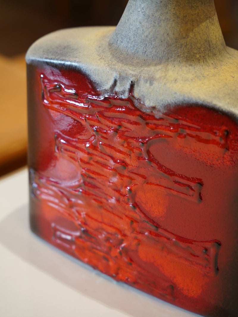 Fat Lava セラミック フラワーベース <br>1960's-1970's , West Germany <br>大和店 - ヴィンテージ SHARK ATTACK