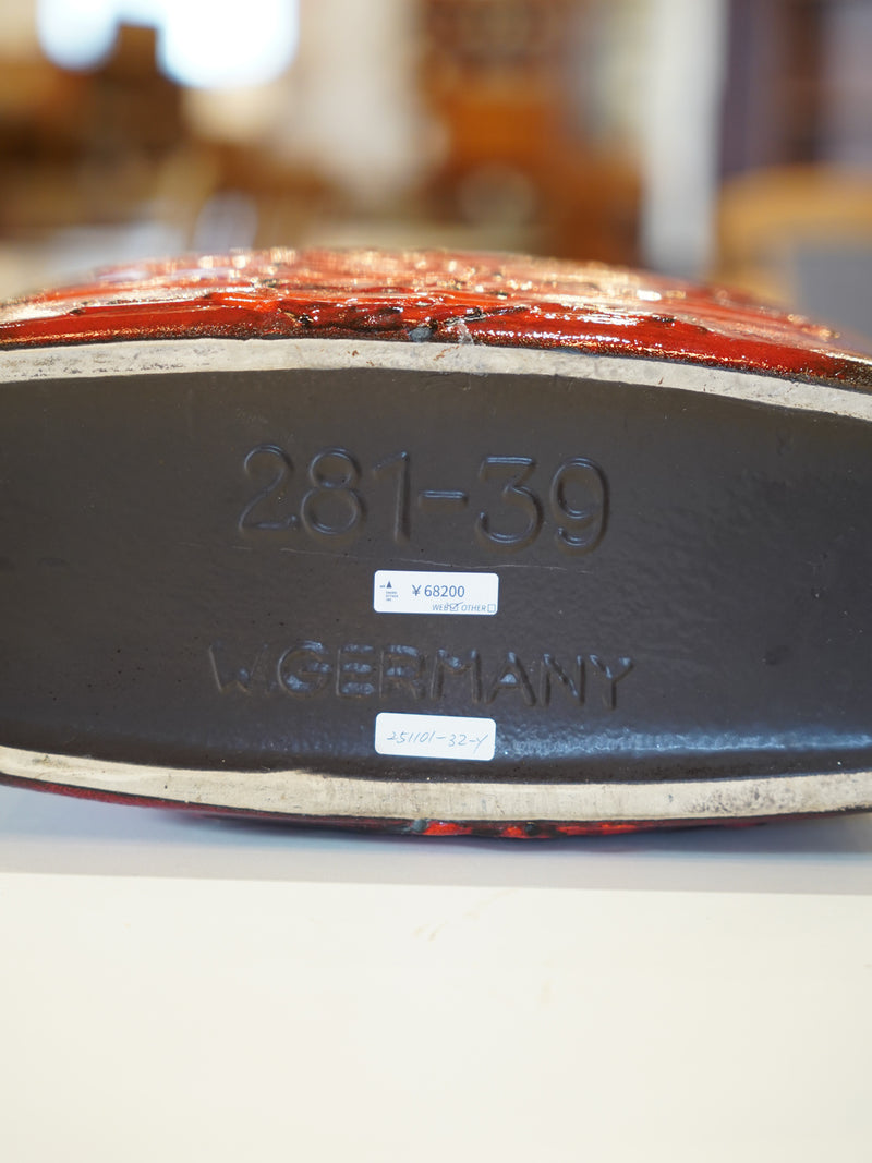 Fat Lava セラミック フラワーベース <br>1960's-1970's , West Germany <br>大和店 - ヴィンテージ SHARK ATTACK