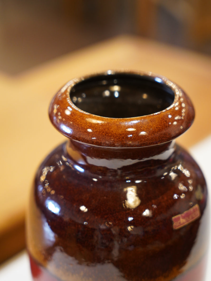 Scheurich 291/38 <br>Fat Lava <br> セラミック フラワーベース <br>1960's-1970's , West Germany <br>大和店 - ヴィンテージ SHARK ATTACK