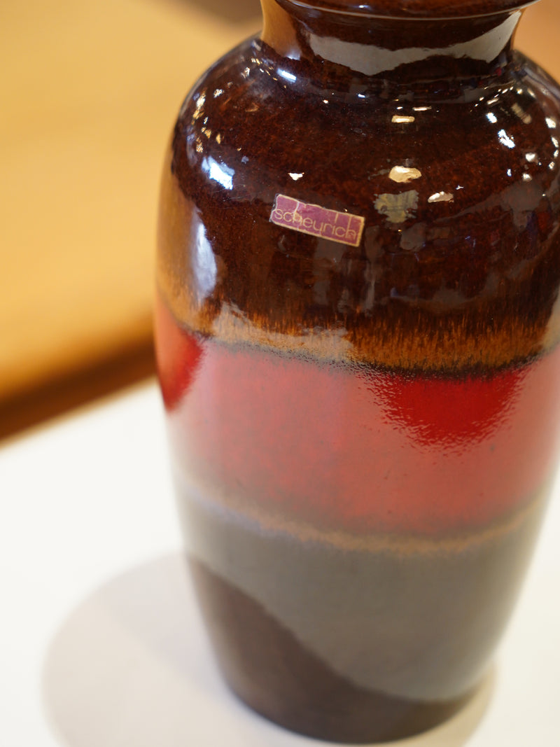 Scheurich 291/38 <br>Fat Lava <br> セラミック フラワーベース <br>1960's-1970's , West Germany <br>大和店 - ヴィンテージ SHARK ATTACK