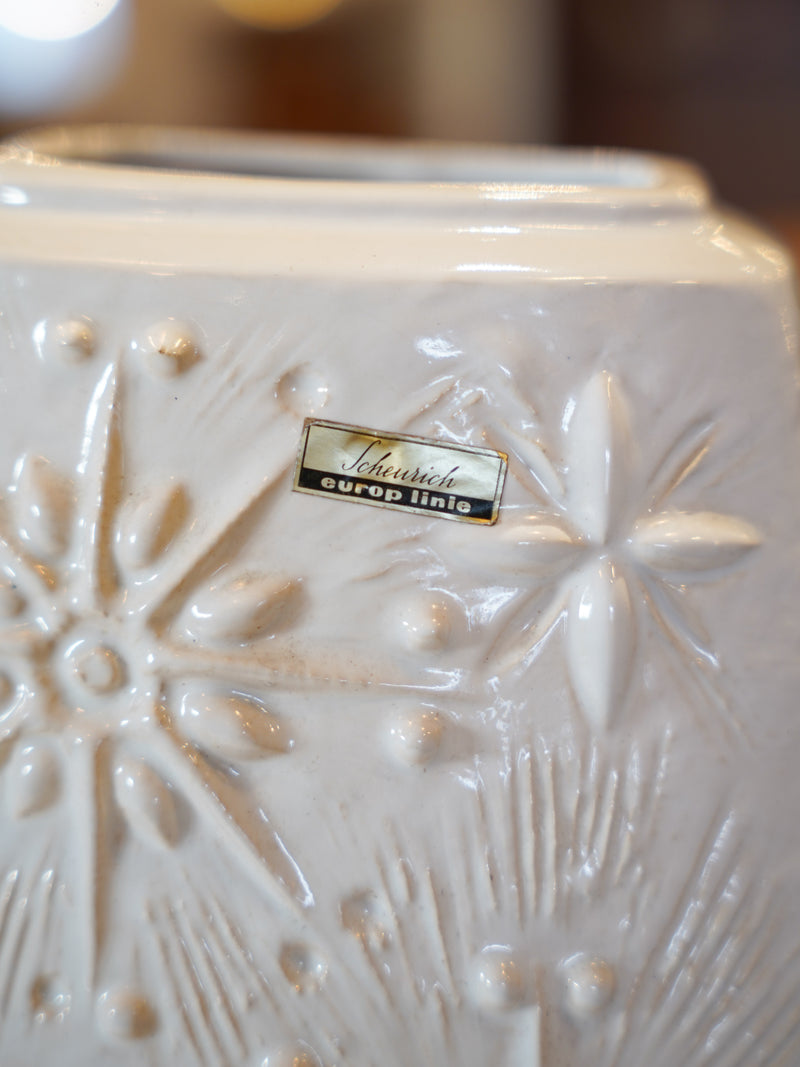 Scheurich 263/46 <br>Fat Lava <br> セラミック フラワーベース <br>1970's , West Germany <br>大和店 - ヴィンテージ SHARK ATTACK