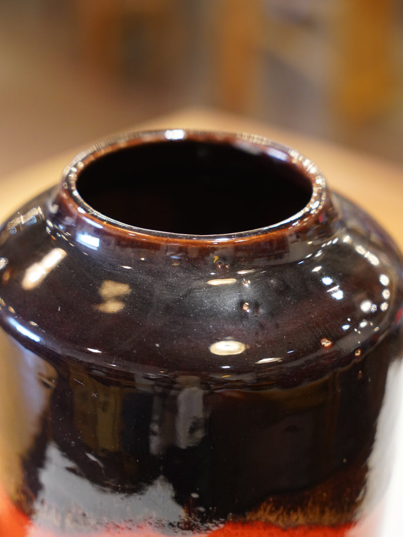 Scheurich 517/45 <br>Fat Lava <br> セラミック フラワーベース <br>1970's , West Germany <br>大和店 - ヴィンテージ SHARK ATTACK