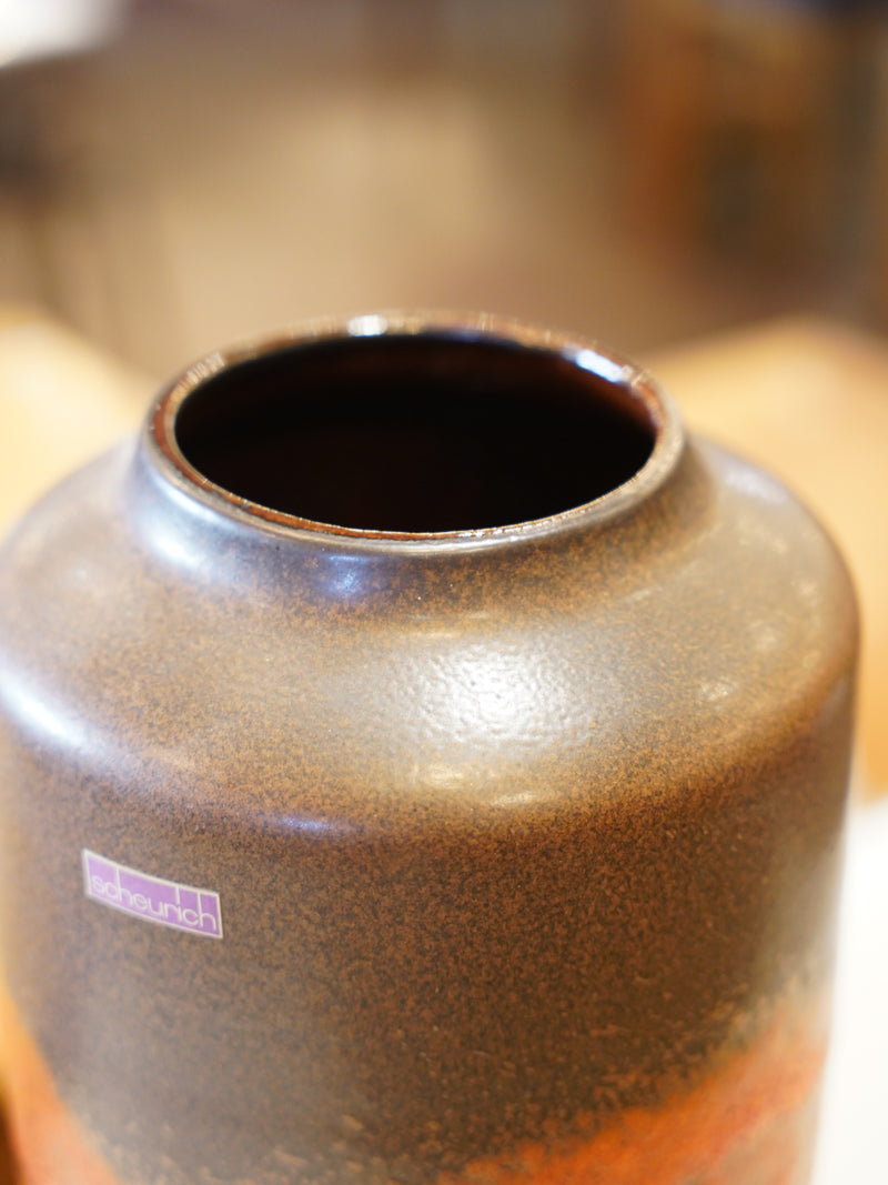 Scheurich 517/45 <br>Fat Lava <br> セラミック フラワーベース <br>1970's , West Germany <br>大和店 - ヴィンテージ SHARK ATTACK