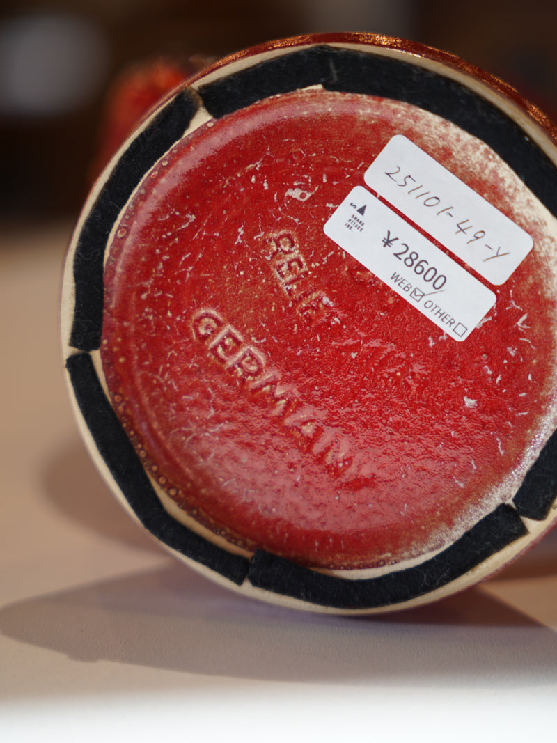 Dümler & Breiden <br> Fat Lava <br>セラミック フラワーベース <br>1971 , West Germany <br>大和店 - ヴィンテージ SHARK ATTACK