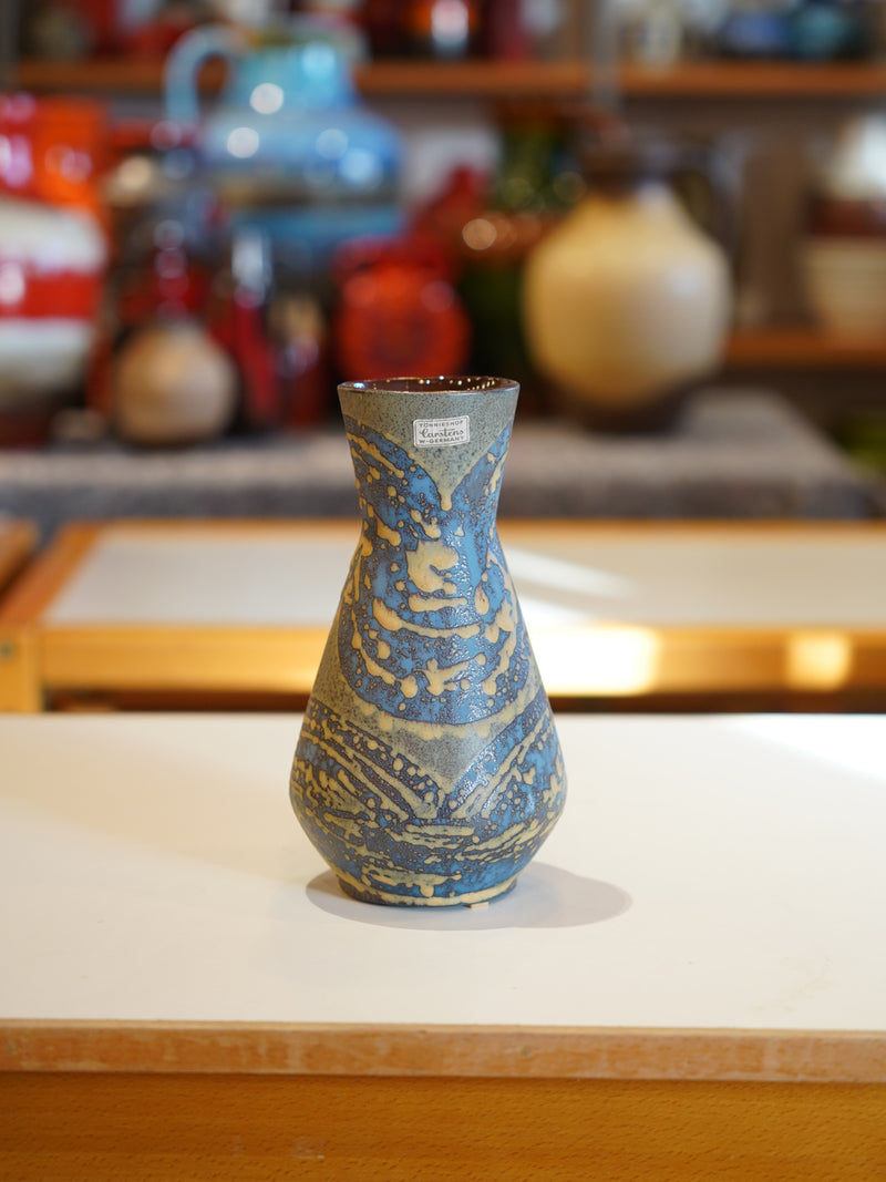 Carstens Tönnieshof 1218/15 <br>Fat Lava <br> セラミック フラワーベース <br>1960's-1970's , West Germany <br>大和店 - ヴィンテージ SHARK ATTACK