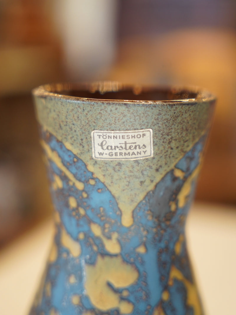 Carstens Tönnieshof 1218/15 <br>Fat Lava <br> セラミック フラワーベース <br>1960's-1970's , West Germany <br>大和店 - ヴィンテージ SHARK ATTACK