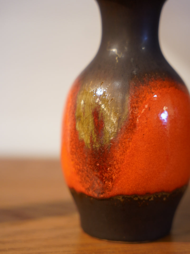 Fat Lava 1102/16 <br> セラミックフラワーベース <br> West Germany<br>大和店 - ヴィンテージ SHARK ATTACK