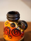 Fat Lava 413/20 <br> セラミックフラワーベース <br> West Germany <br> ceroteantiques - ヴィンテージ SHARK ATTACK