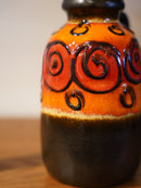 Fat Lava 413/20 <br> セラミックフラワーベース <br> West Germany <br> ceroteantiques - ヴィンテージ SHARK ATTACK