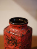 Fat Lava 282/20 <br> セラミックフラワーベース <br> West Germany <br>ceroteantiques - ヴィンテージ SHARK ATTACK