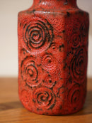 Fat Lava 282/20 <br> セラミックフラワーベース <br> West Germany <br>ceroteantiques - ヴィンテージ SHARK ATTACK