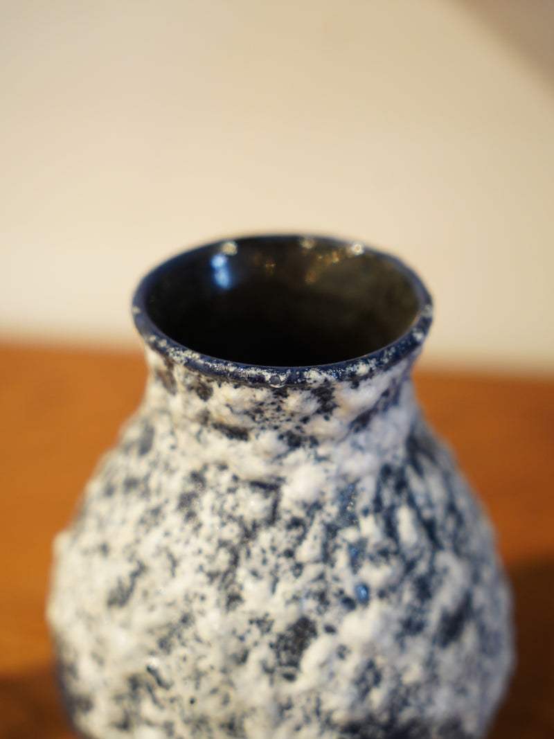 Dümler＆Breiden 122/17 <br> Fat Lava <br> セラミックフラワーベース <br> West Germany <br> ceroteantiques - ヴィンテージ SHARK ATTACK