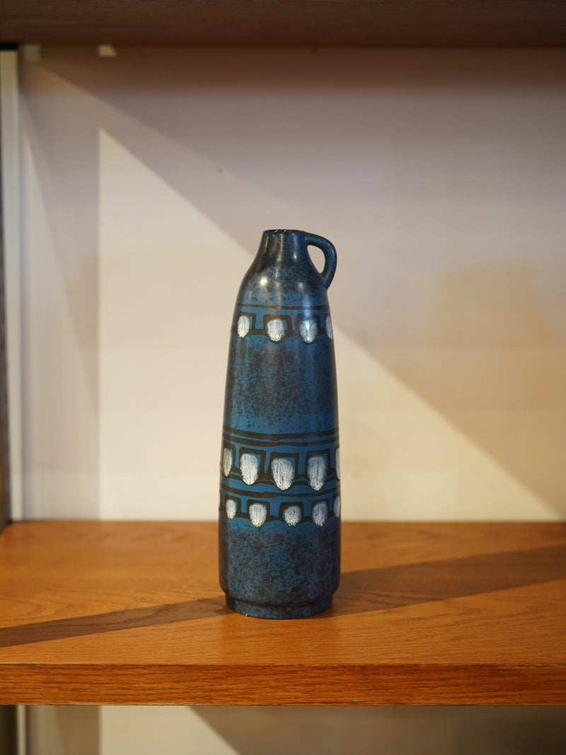 Fat Lava 160/30 <br> セラミックフラワーベース <br> West Germany <br> ceroteantiques - ヴィンテージ SHARK ATTACK