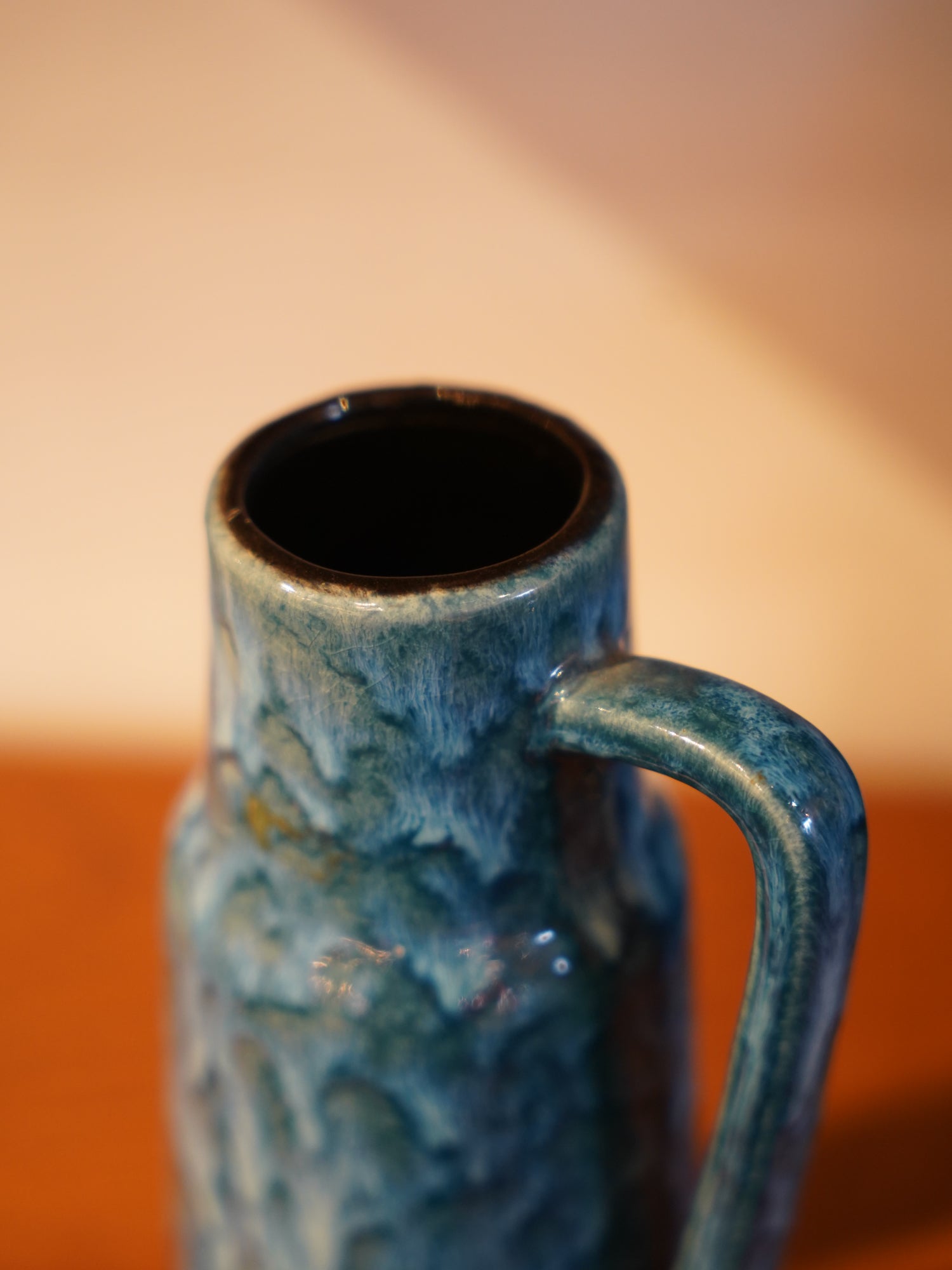 Scheurich 275/28 - Fat Lava セラミックフラワーベース - 1960's-1970's , West Germany - cerote antiques