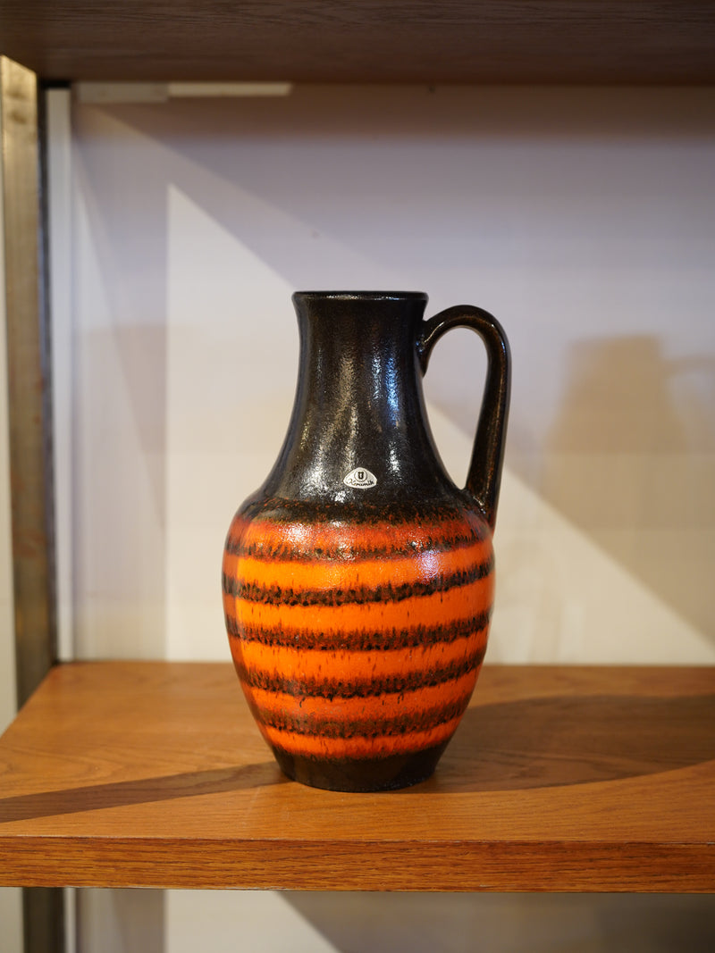 Ü-Keramik <br> Fat Lava <br> セラミックフラワーベース <br> West Germany <br> 大和店 - ヴィンテージ SHARK ATTACK