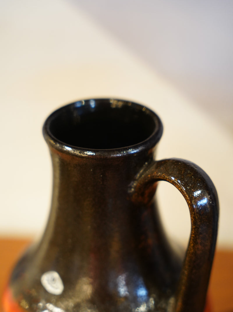 Ü-Keramik <br> Fat Lava <br> セラミックフラワーベース <br> West Germany <br> 大和店 - ヴィンテージ SHARK ATTACK