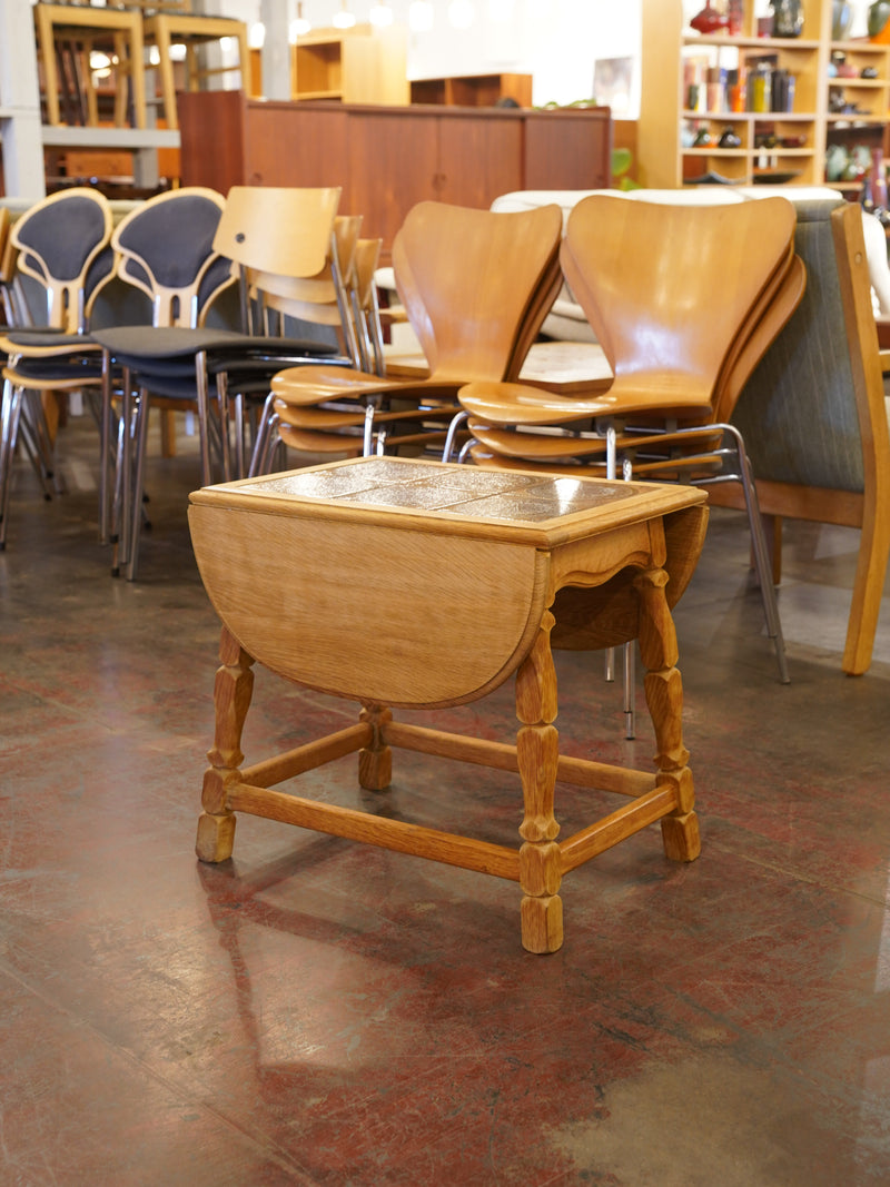 オークウッド タイルトップドロップリーフテーブル <br> 大和店