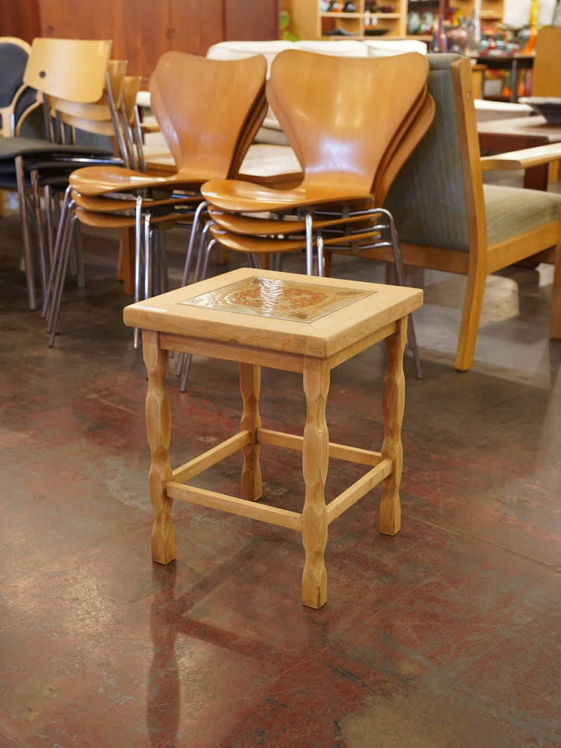 オークウッド タイルトップサイドテーブル <br> 大和店