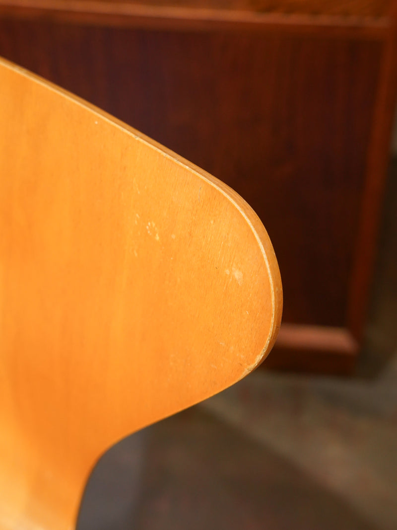 Fritz Hansen , Arne Jacobsen <br>ビーチウッド セブンチェア <br>1955 , Denmark <br>大和店、大阪店