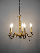 5灯 真鍮 シャンデリア <br>大和店