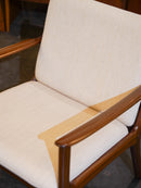 P. Jeppesen , Ole Wanscher <br>"PJ112" ファブリック イージーチェア <br>1970's-1980's , Denmark <br>大和店