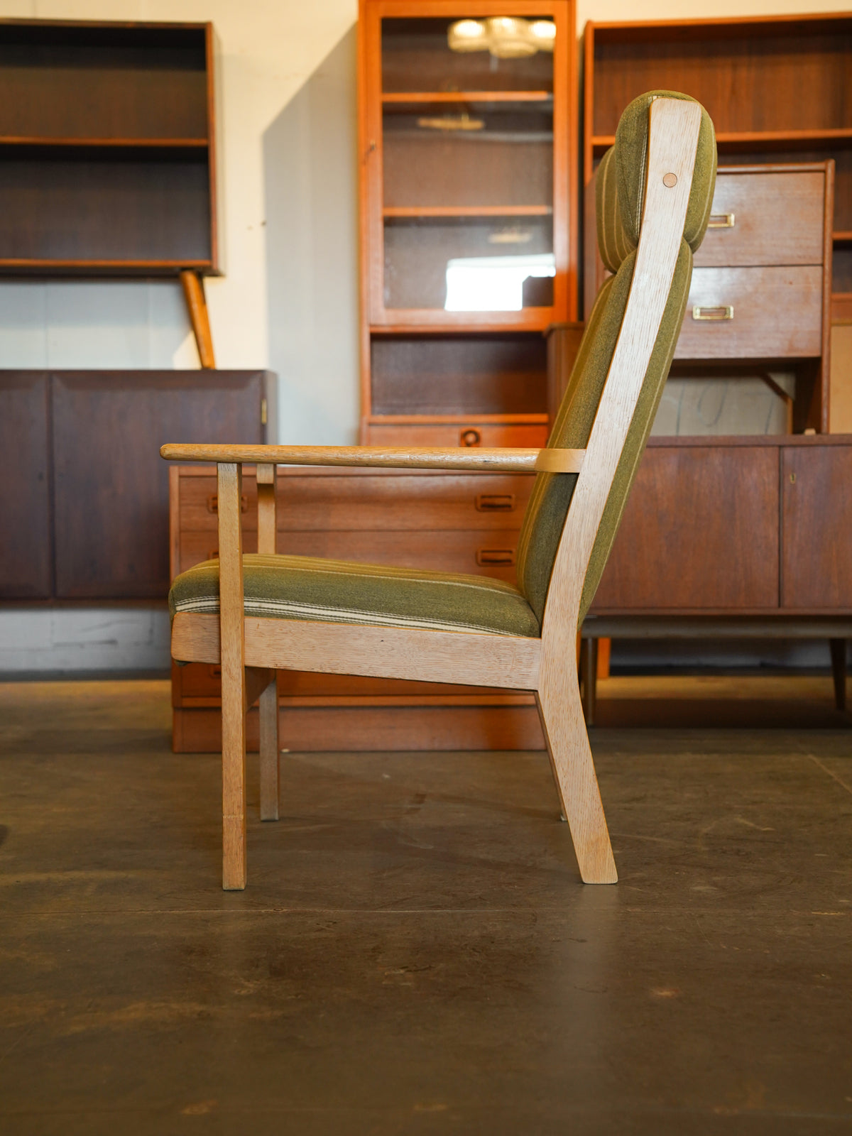 GETAMA , Hans J. Wegner GE181 ファブリック イージーチェア Denmark