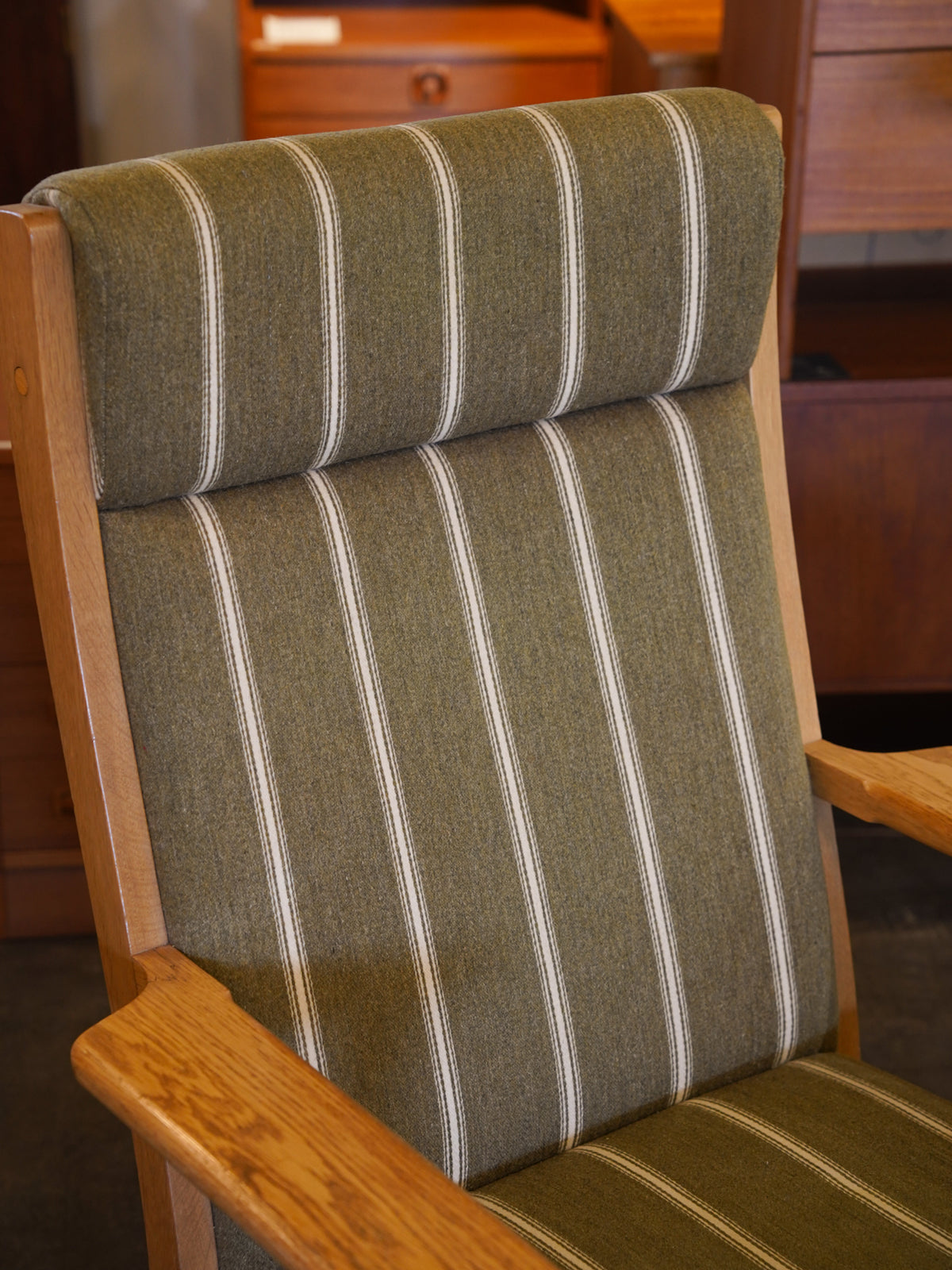 GETAMA , Hans J. Wegner GE181 ファブリック イージーチェア Denmark