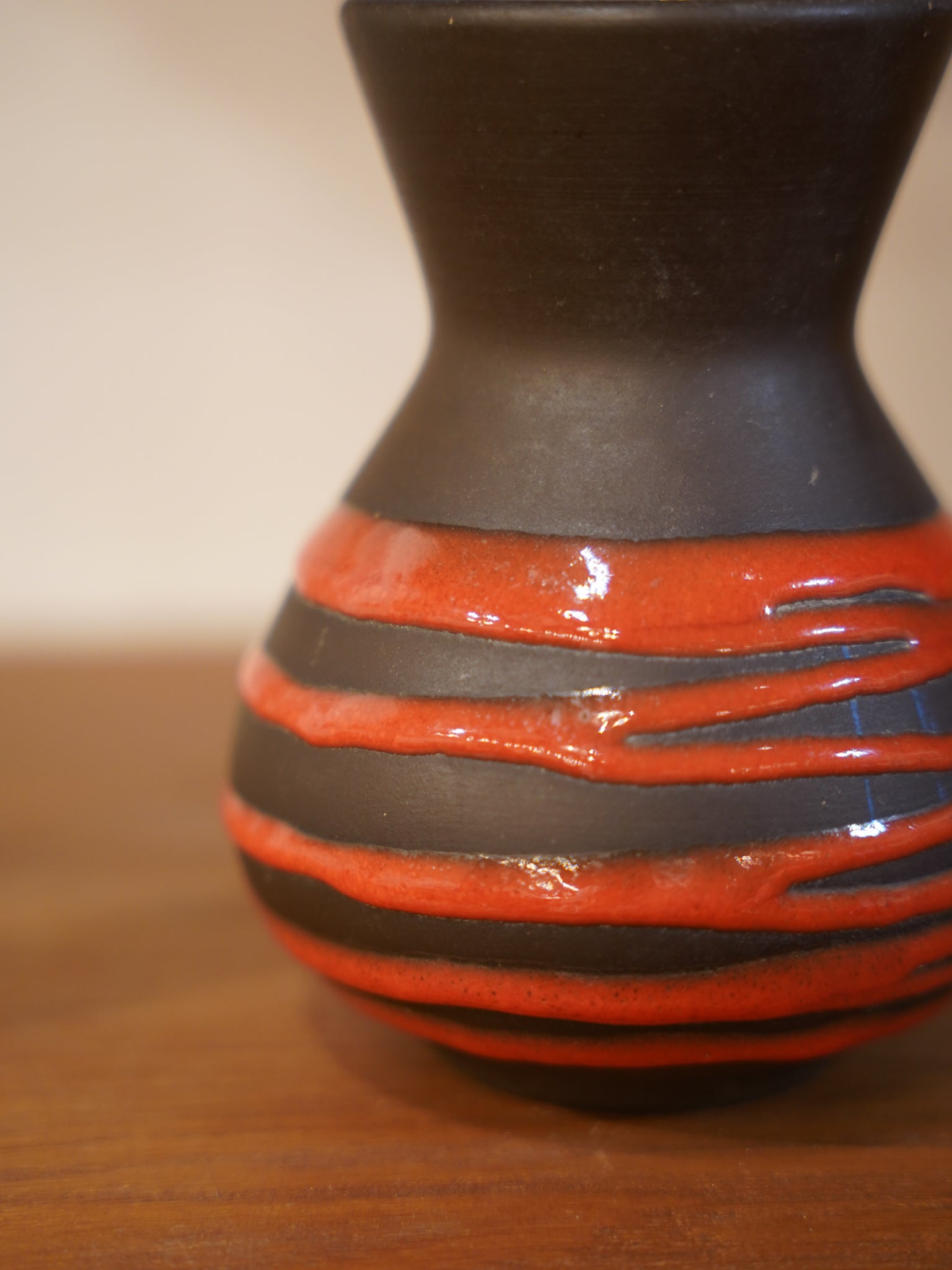 Steuler Keramik - Fat Lava - セラミック フラワーベース - West Germany - cerote antiques